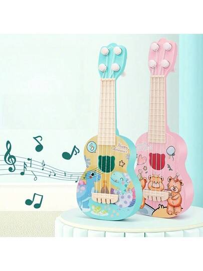Kids Music Guitar and Ukulele Set for STEM Educational Learning and Creative Play