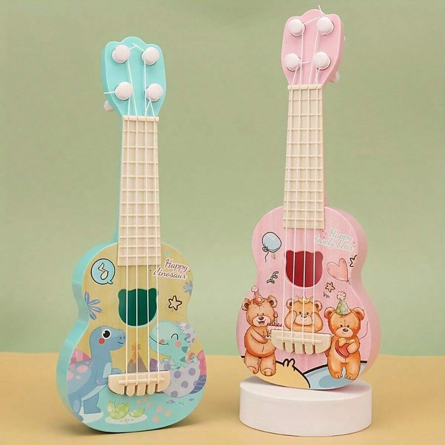 Kids Music Guitar and Ukulele Set for STEM Educational Learning and Creative Play