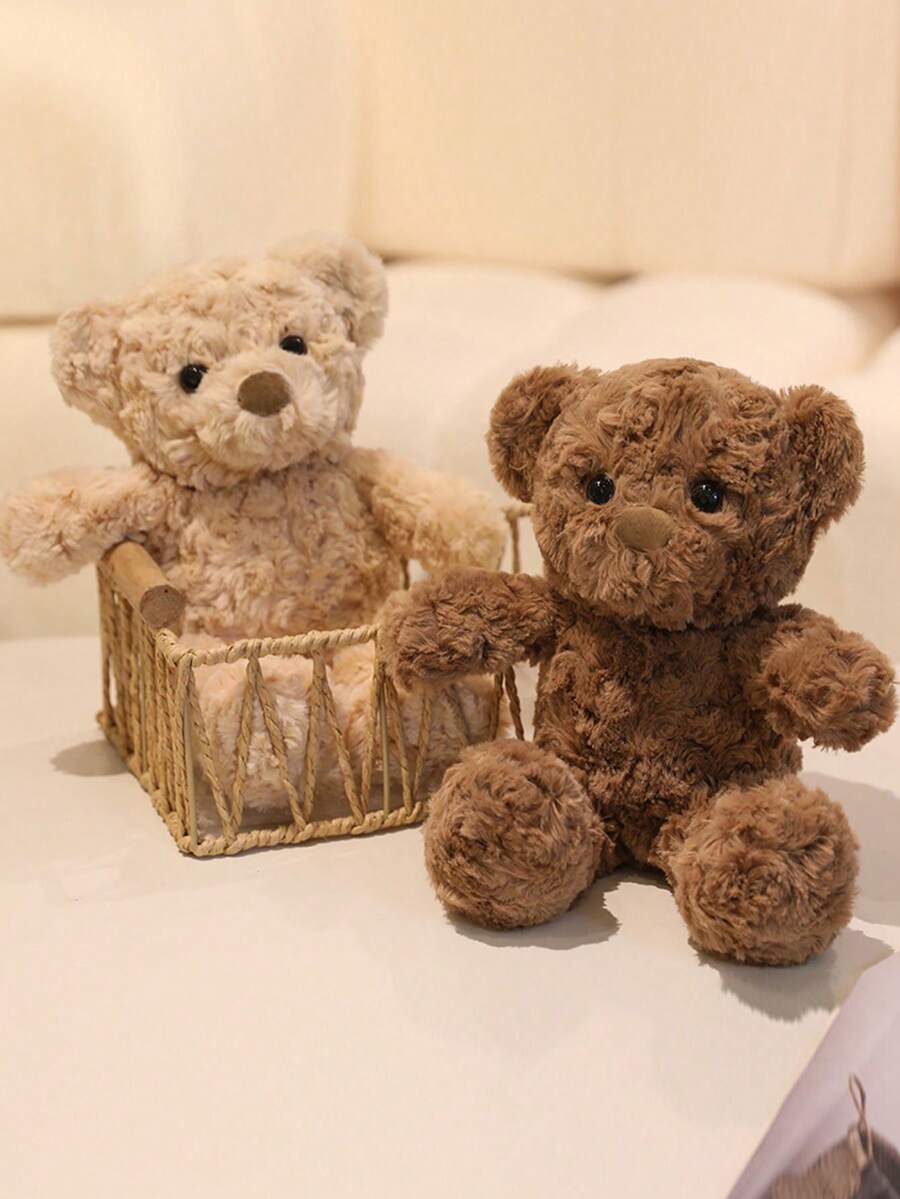 Cute Teddy Bear Plush Toy Stuffed Animal Plushie for Kids Room Decor