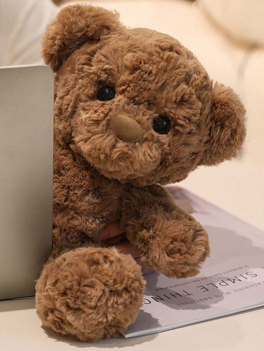 Cute Teddy Bear Plush Toy Stuffed Animal Plushie for Kids Room Decor