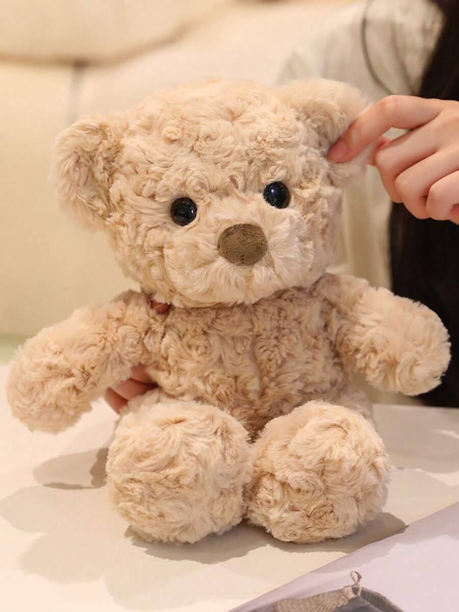 Cute Teddy Bear Plush Toy Stuffed Animal Plushie for Kids Room Decor