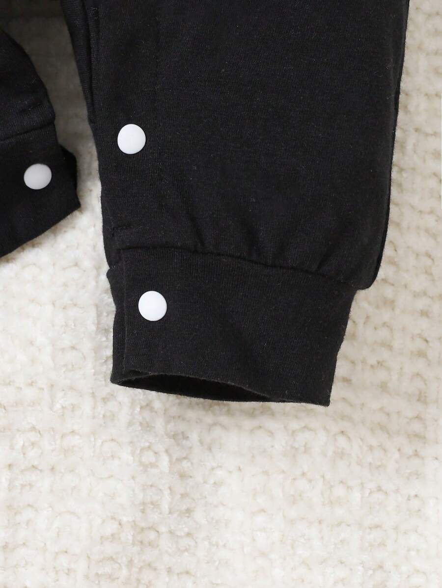 Baby Gentleman Style Front Opening Jumpsuit with Bowknot for Daily Wear and Photoshoots