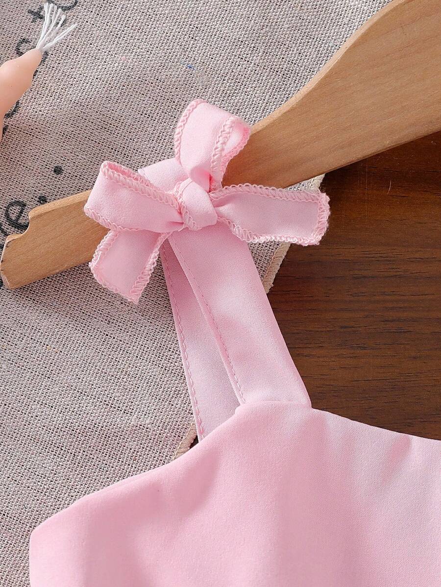 Cute Cherry Summer Clothing Set For Little Girls Party And Outing Style
