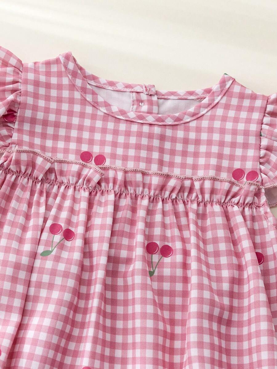 2pcs Sleeveless Baby Girl Bodysuit and Hat Set for Summer Wear