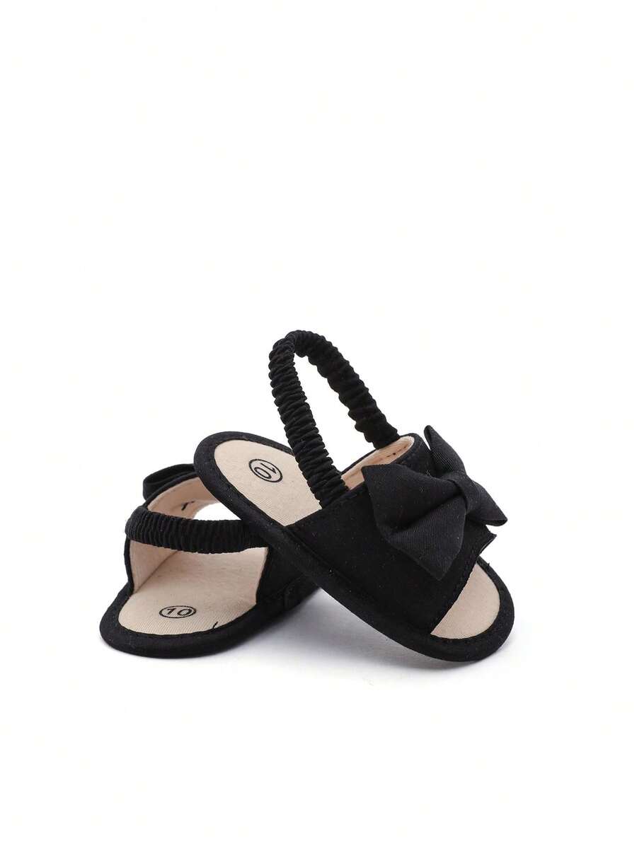 0-15M Infant Bowknot Sandals - Cute Soft Sole Toddler Shoes