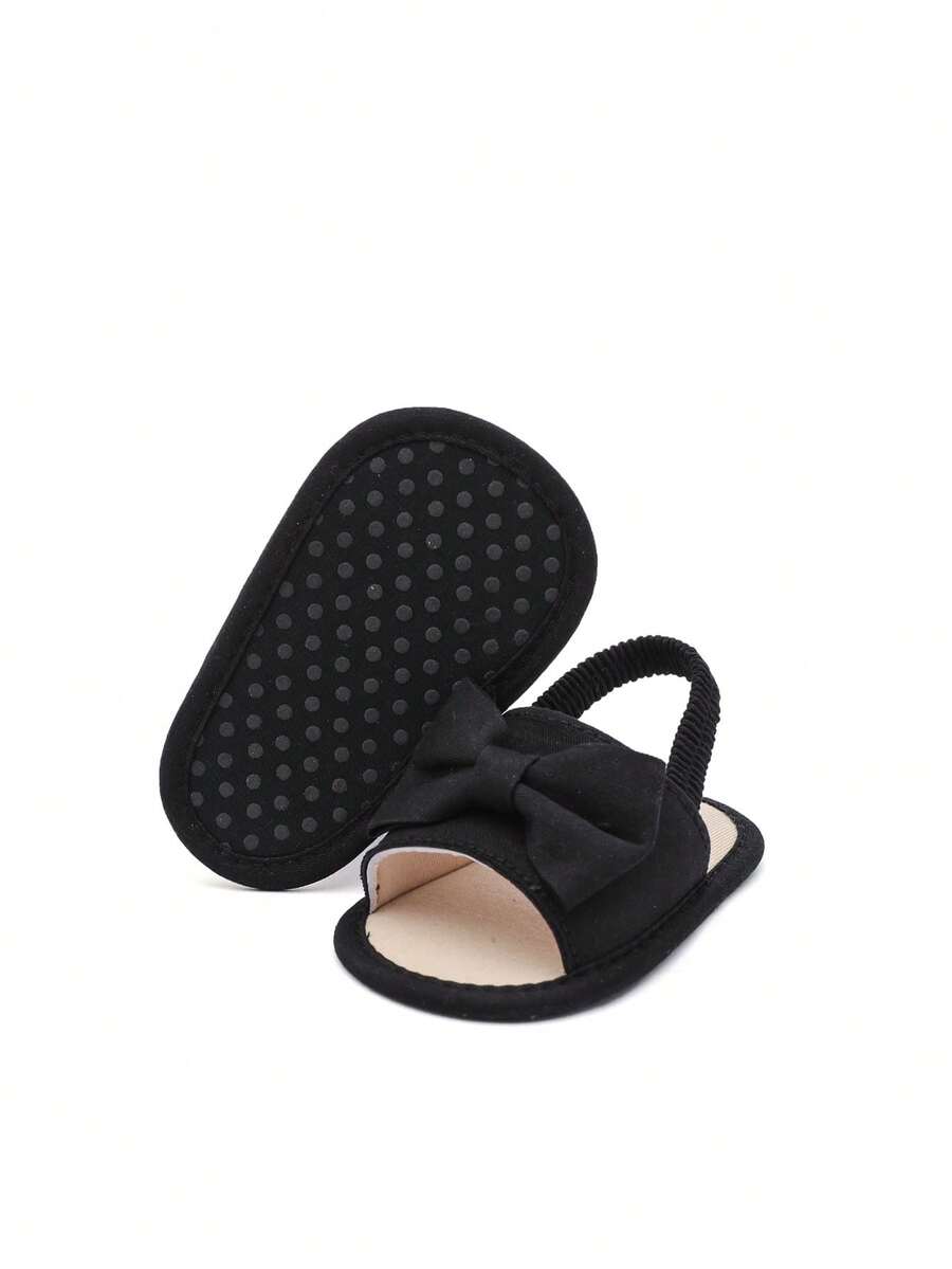 0-15M Infant Bowknot Sandals - Cute Soft Sole Toddler Shoes