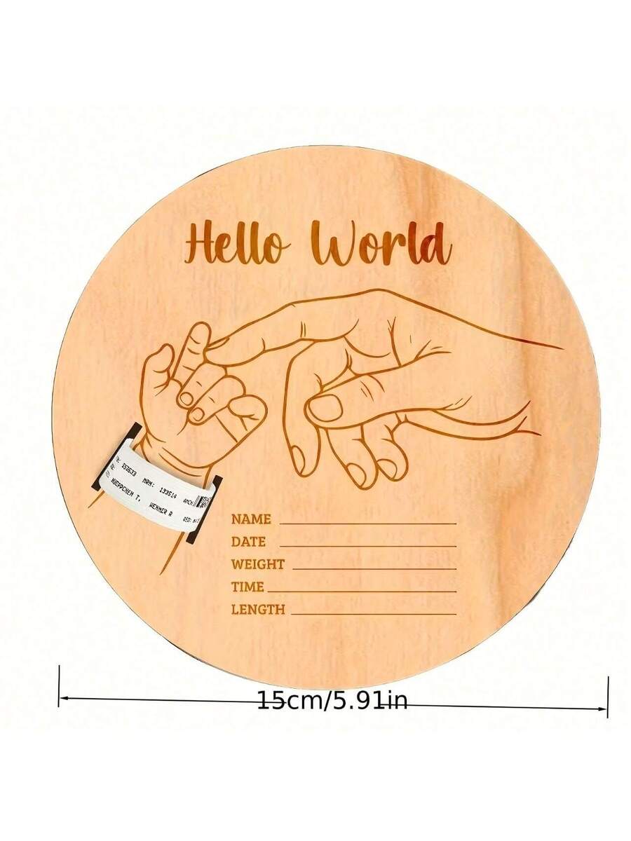 Personalized Newborn Hospital Bracelet Keepsake Box Laser Engraved Baby Memory Box Gift for New Parents