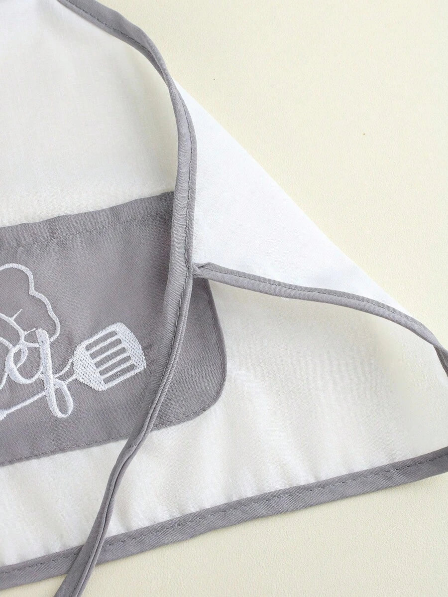 Baby Boy Chef Hat and Apron Photography Outfit Set for Newborn Photoshoots
