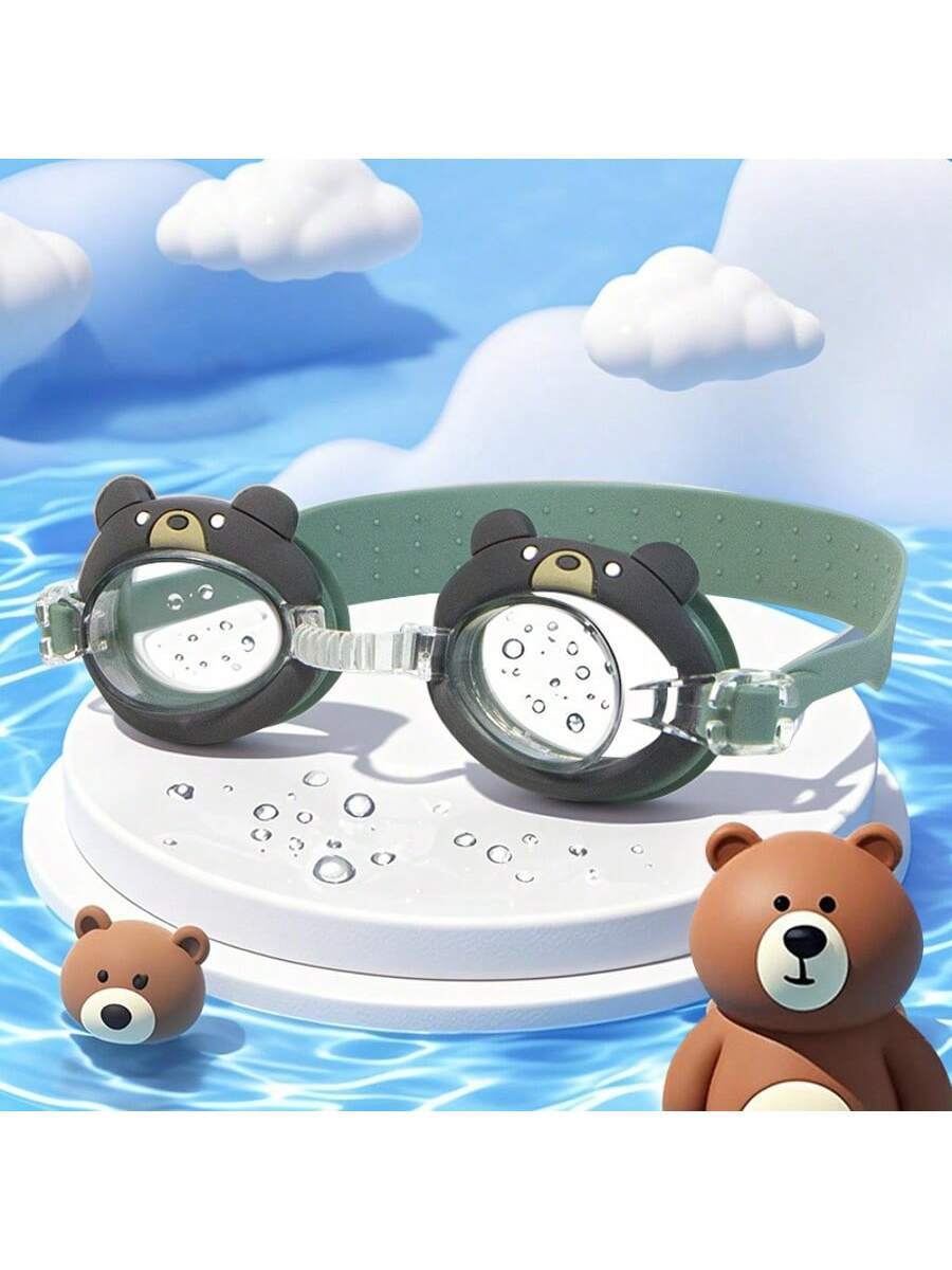 Kids Cartoon Swim Goggles Anti Fog Waterproof Swimming Glasses for Pool and Beach Activities