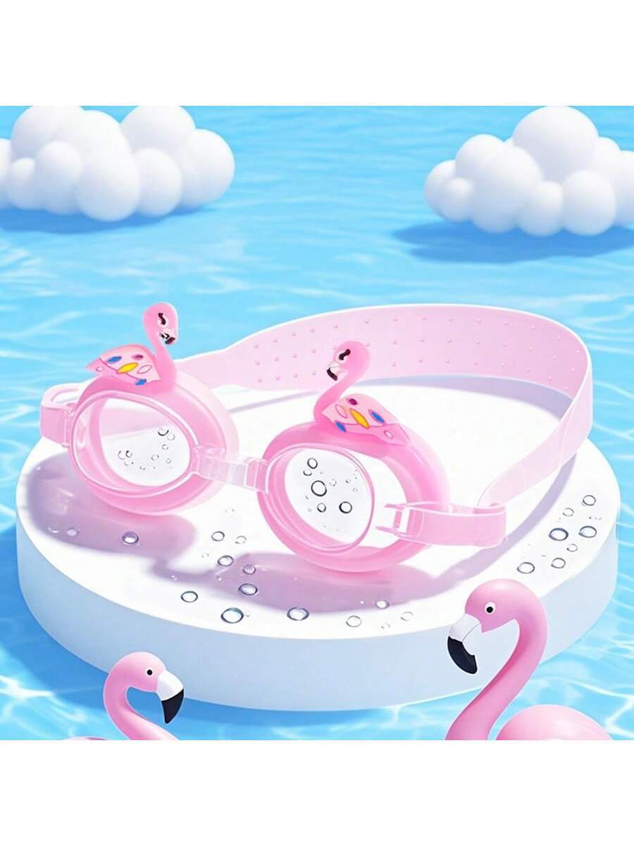 Kids Cartoon Swim Goggles Anti Fog Waterproof Swimming Glasses for Pool and Beach Activities