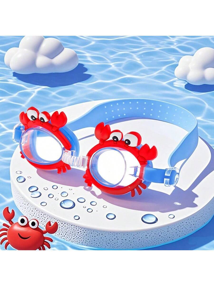 Kids Cartoon Swim Goggles Anti Fog Waterproof Swimming Glasses for Pool and Beach Activities