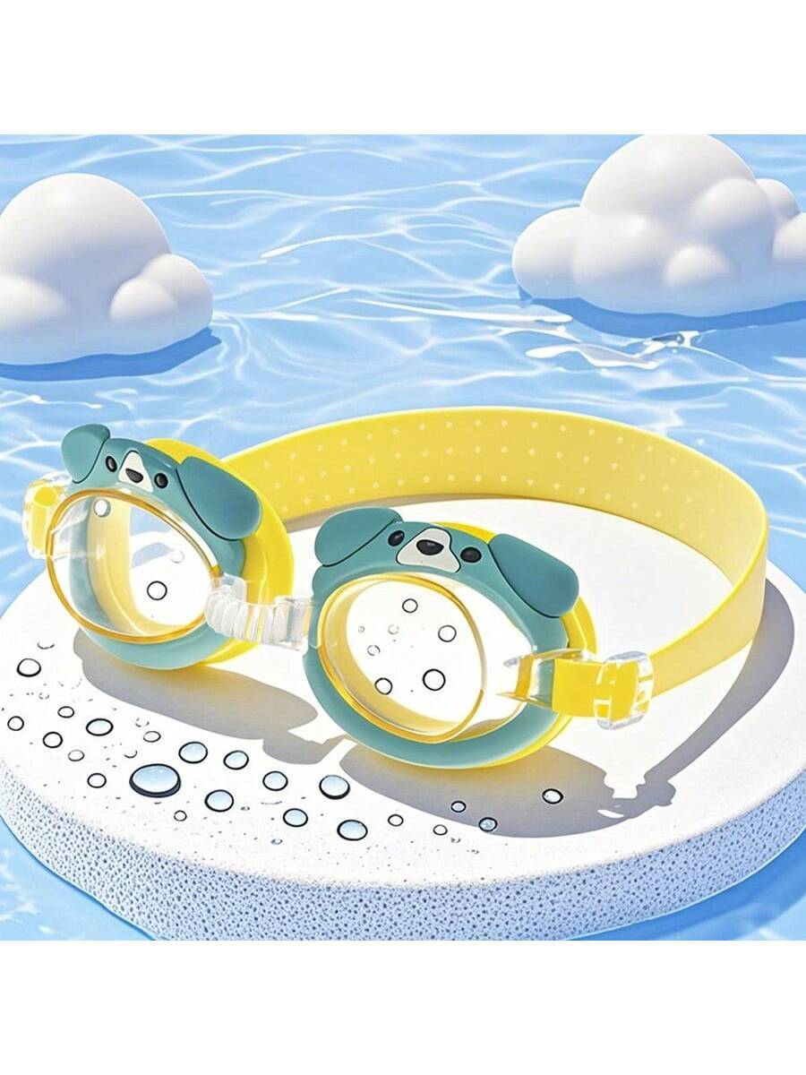 Kids Cartoon Swim Goggles Anti Fog Waterproof Swimming Glasses for Pool and Beach Activities