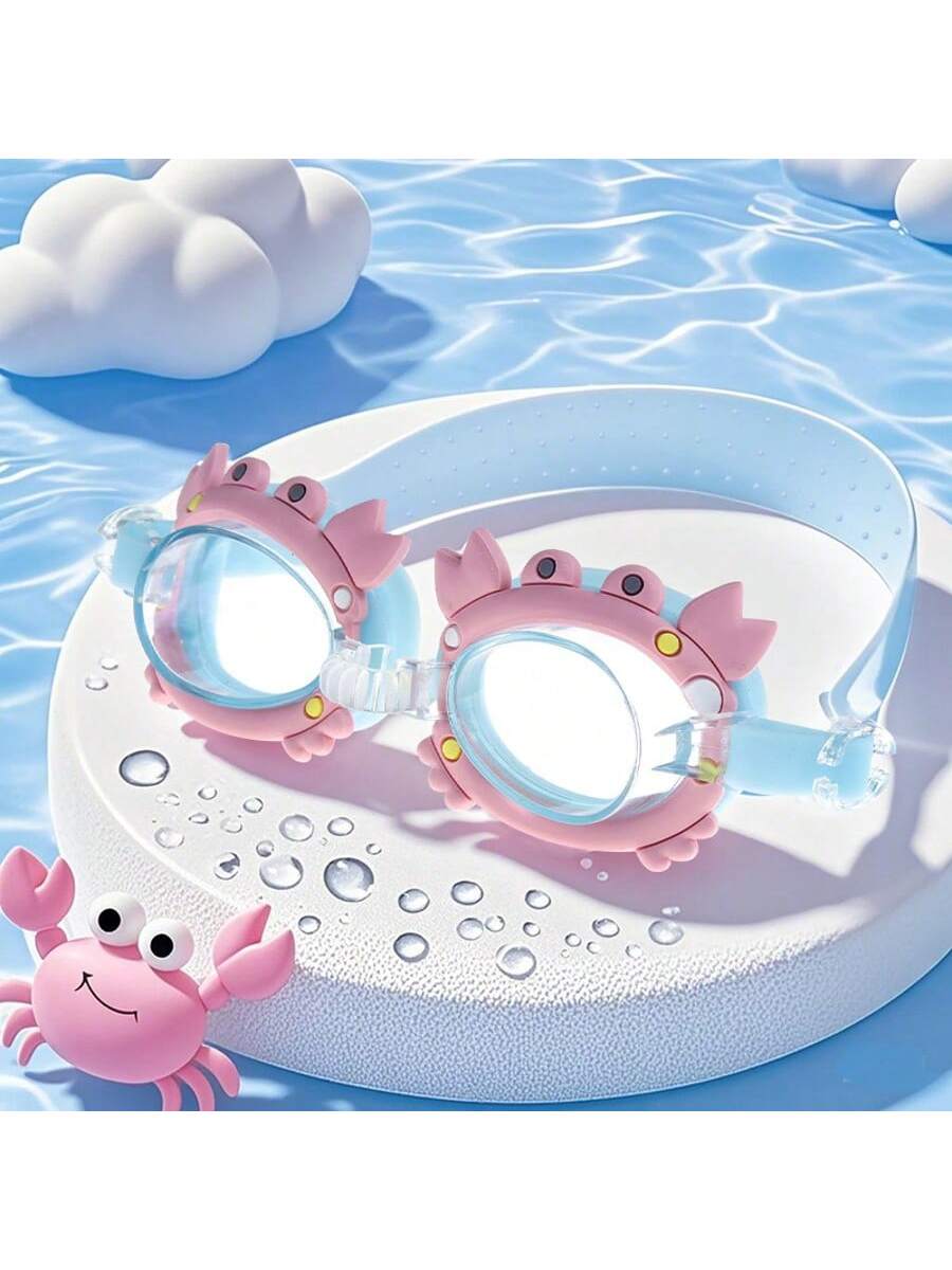 Kids Cartoon Swim Goggles Anti Fog Waterproof Swimming Glasses for Pool and Beach Activities
