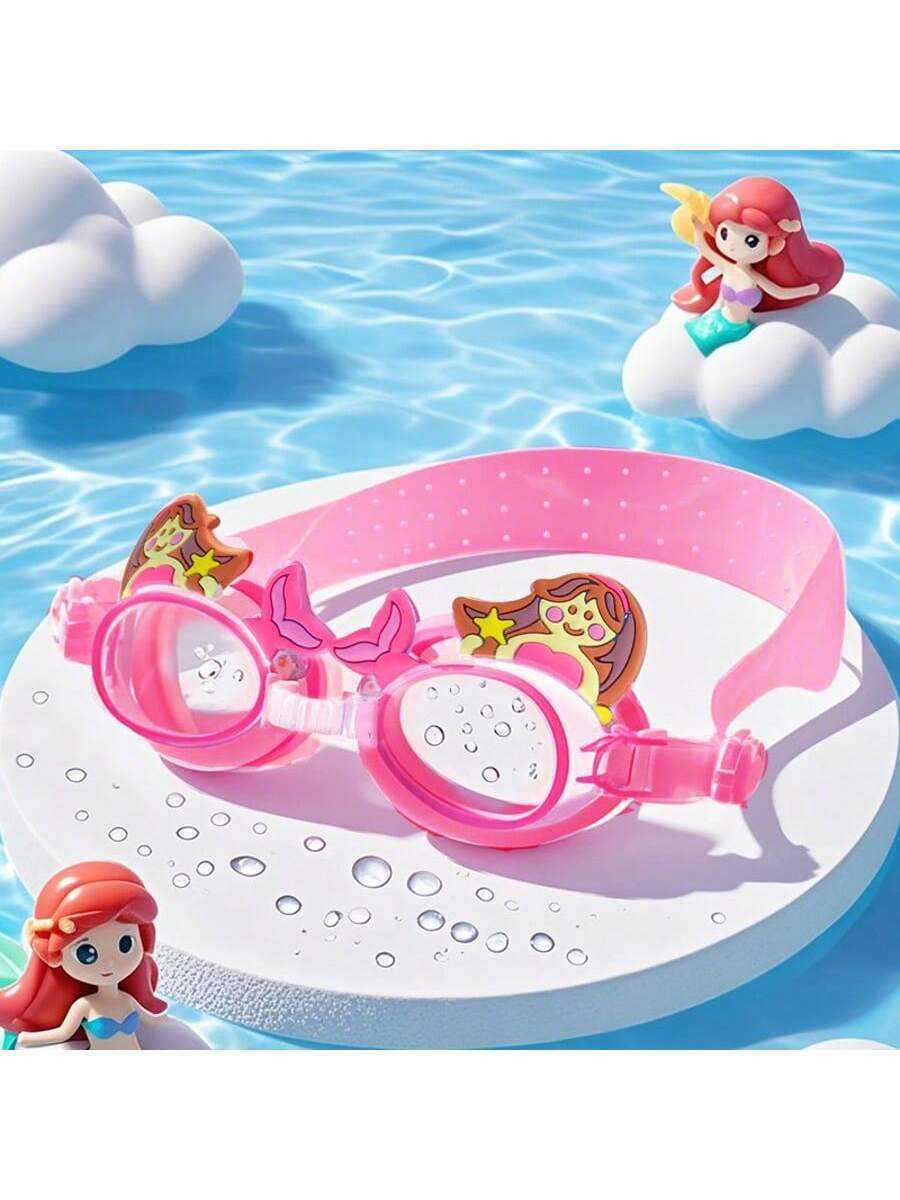 Kids Cartoon Swim Goggles Anti Fog Waterproof Swimming Glasses for Pool and Beach Activities