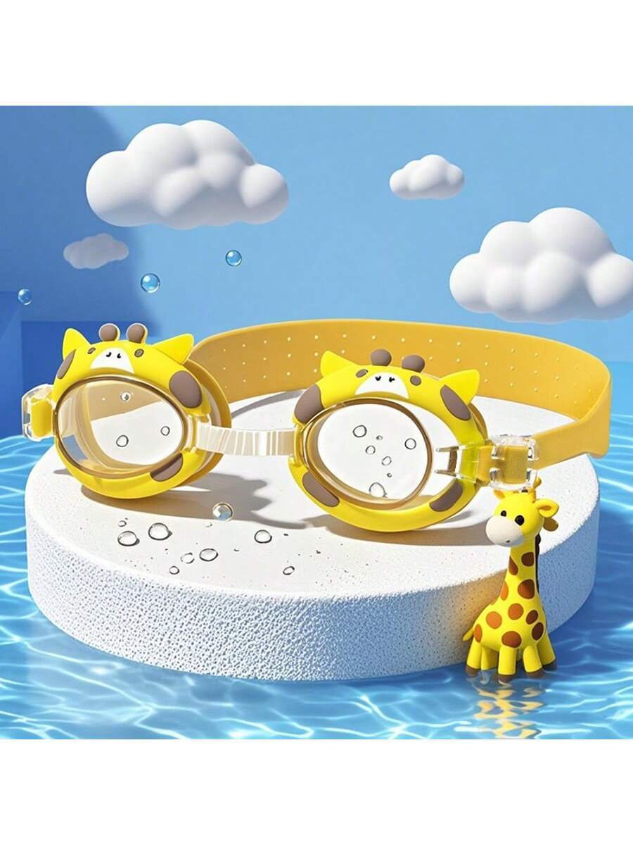 Kids Cartoon Swim Goggles Anti Fog Waterproof Swimming Glasses for Pool and Beach Activities