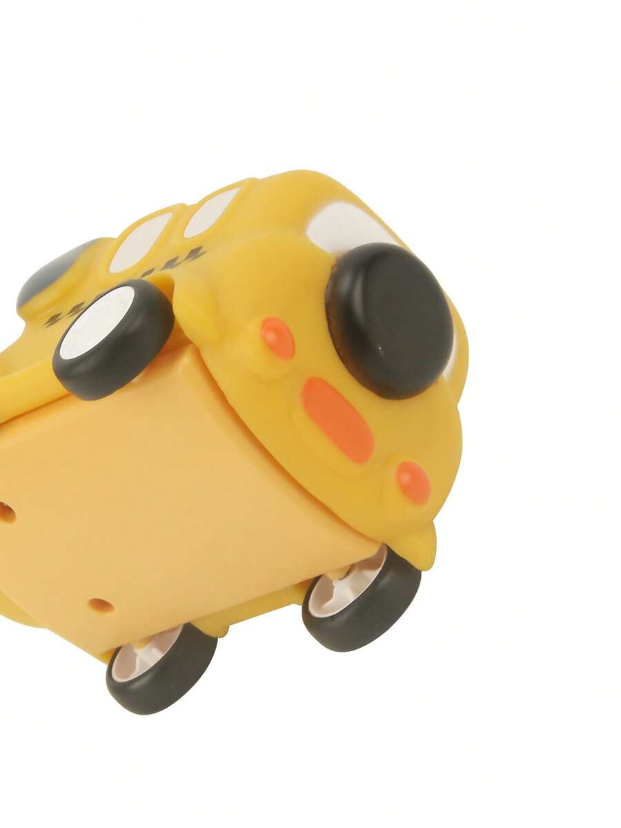 Soft Rubber Pull-Back Vehicle Set – Baby Police Car, Fire Truck, Taxi & Ambulance