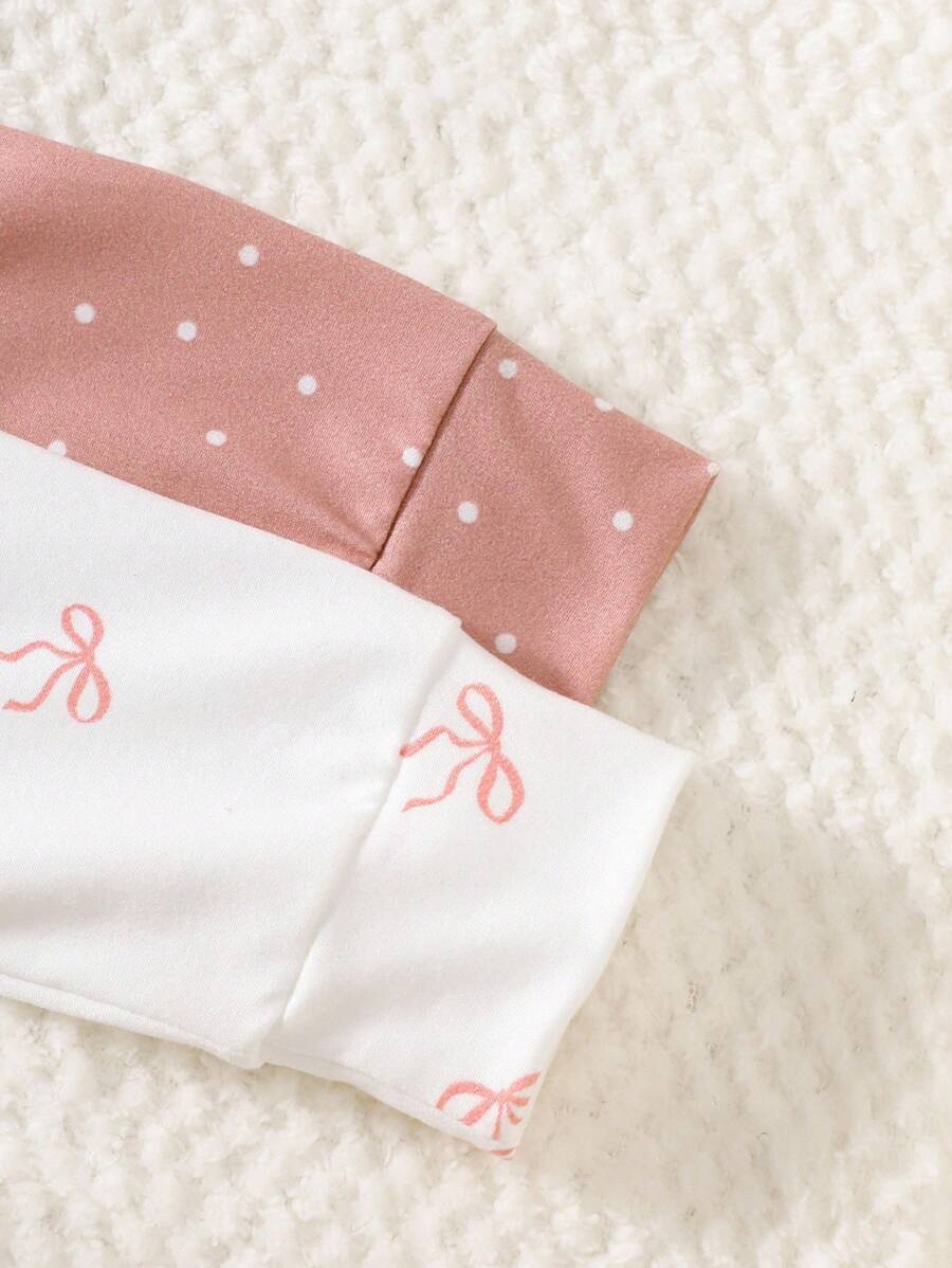 2PCS Baby Strawberry Print Long Sleeve Romper Set for Spring and Autumn Wear