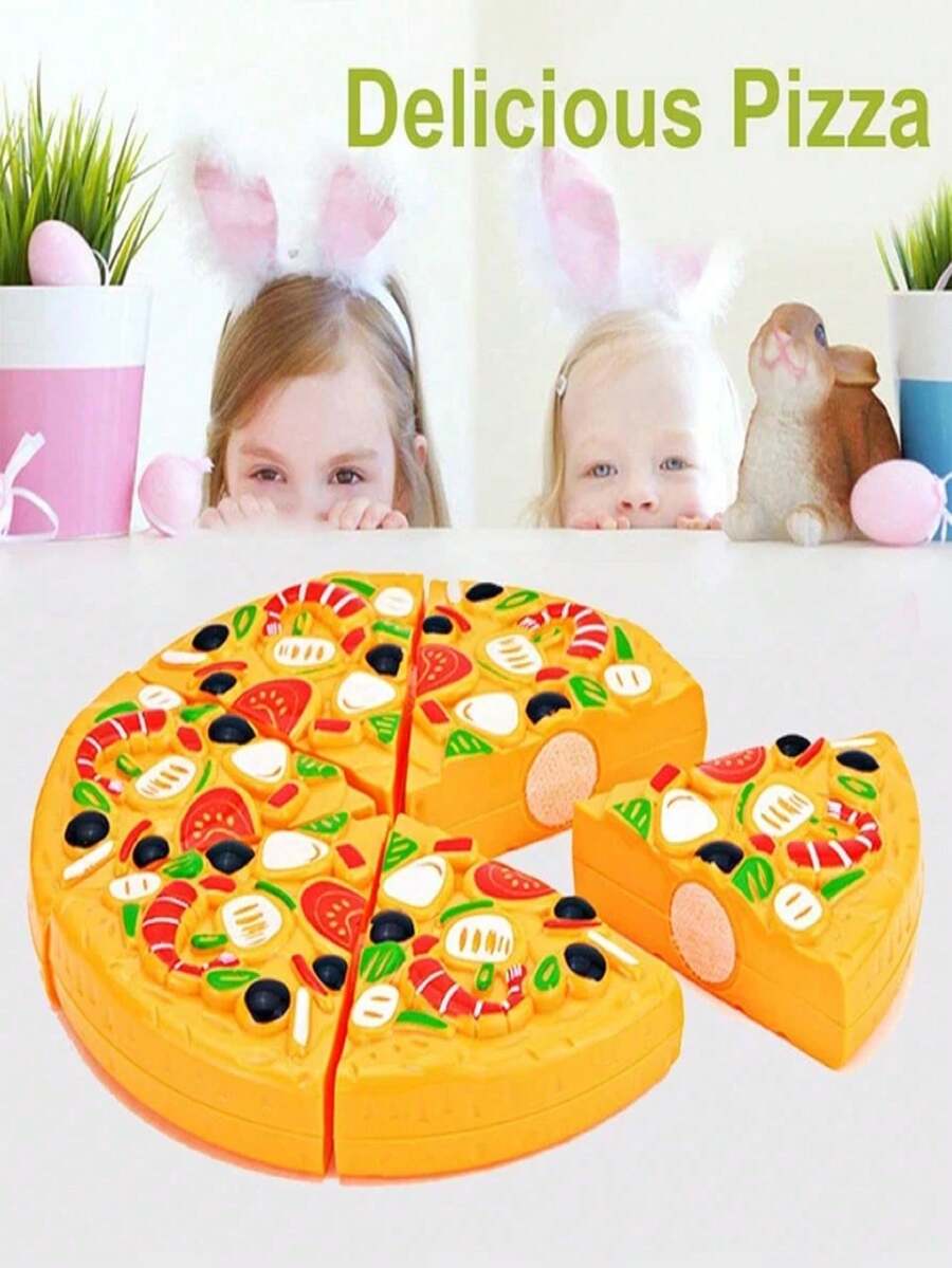 Kids Kitchen Play Set Pretend Play Cooking Toys Fruit Cutting Food and Cookware Role Play Set