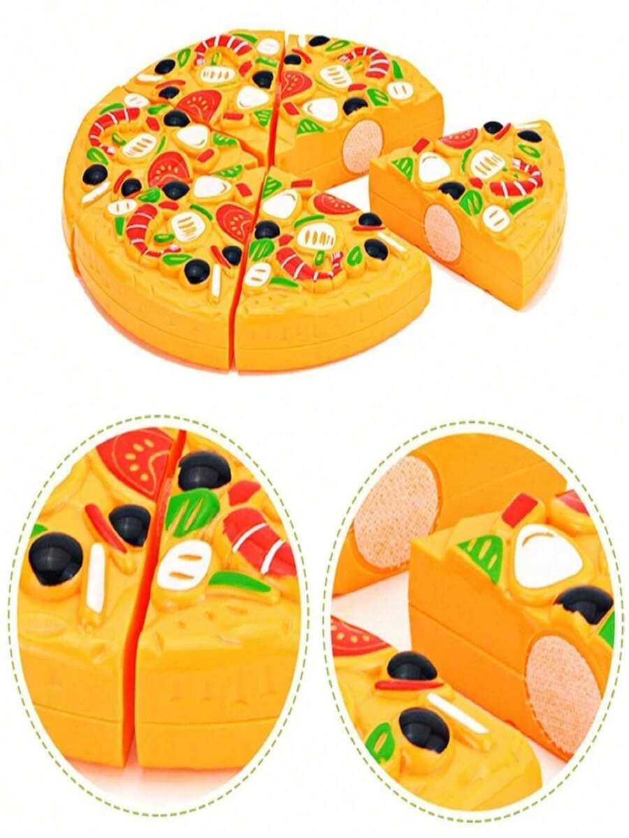 Kids Kitchen Play Set Pretend Play Cooking Toys Fruit Cutting Food and Cookware Role Play Set