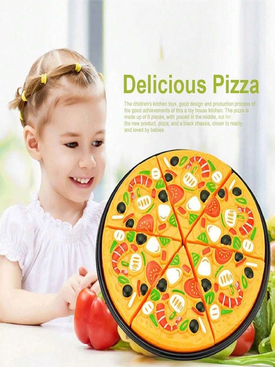 Kids Kitchen Play Set Pretend Play Cooking Toys Fruit Cutting Food and Cookware Role Play Set