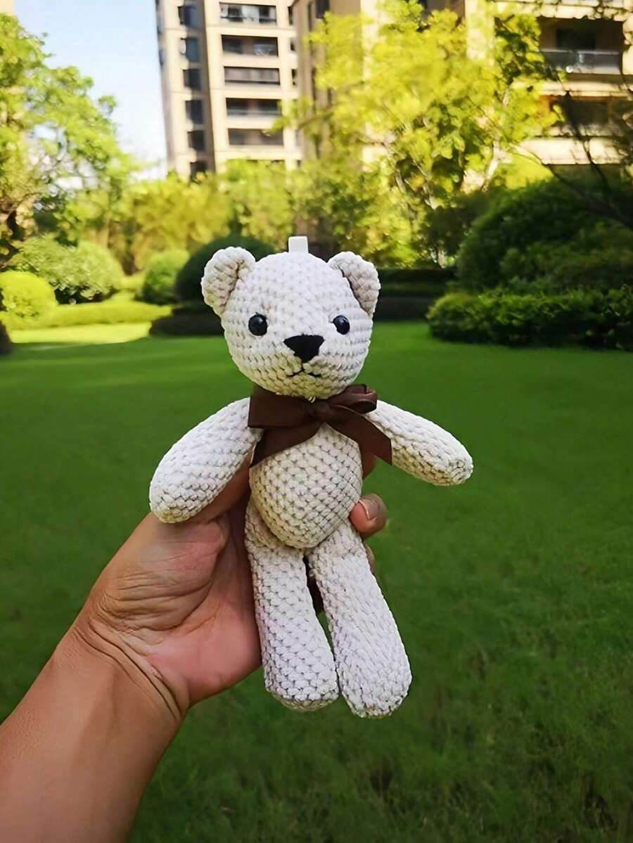 Cute Teddy Bear Plush Doll Cartoon Hanging Decor for Gifts and Home Decoration