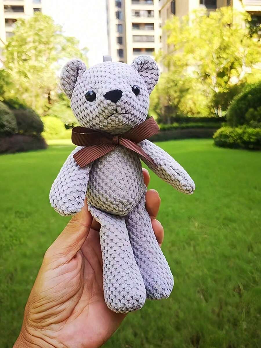 Cute Teddy Bear Plush Doll Cartoon Hanging Decor for Gifts and Home Decoration