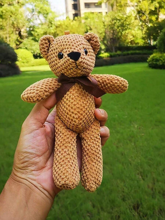 Cute Teddy Bear Plush Doll Cartoon Hanging Decor for Gifts and Home Decoration