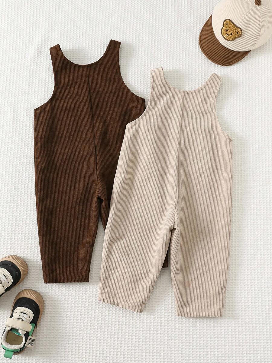 Unisex Baby Cute Denim Bib Pants Casual Overall Outfit for Spring Summer Autumn Wear