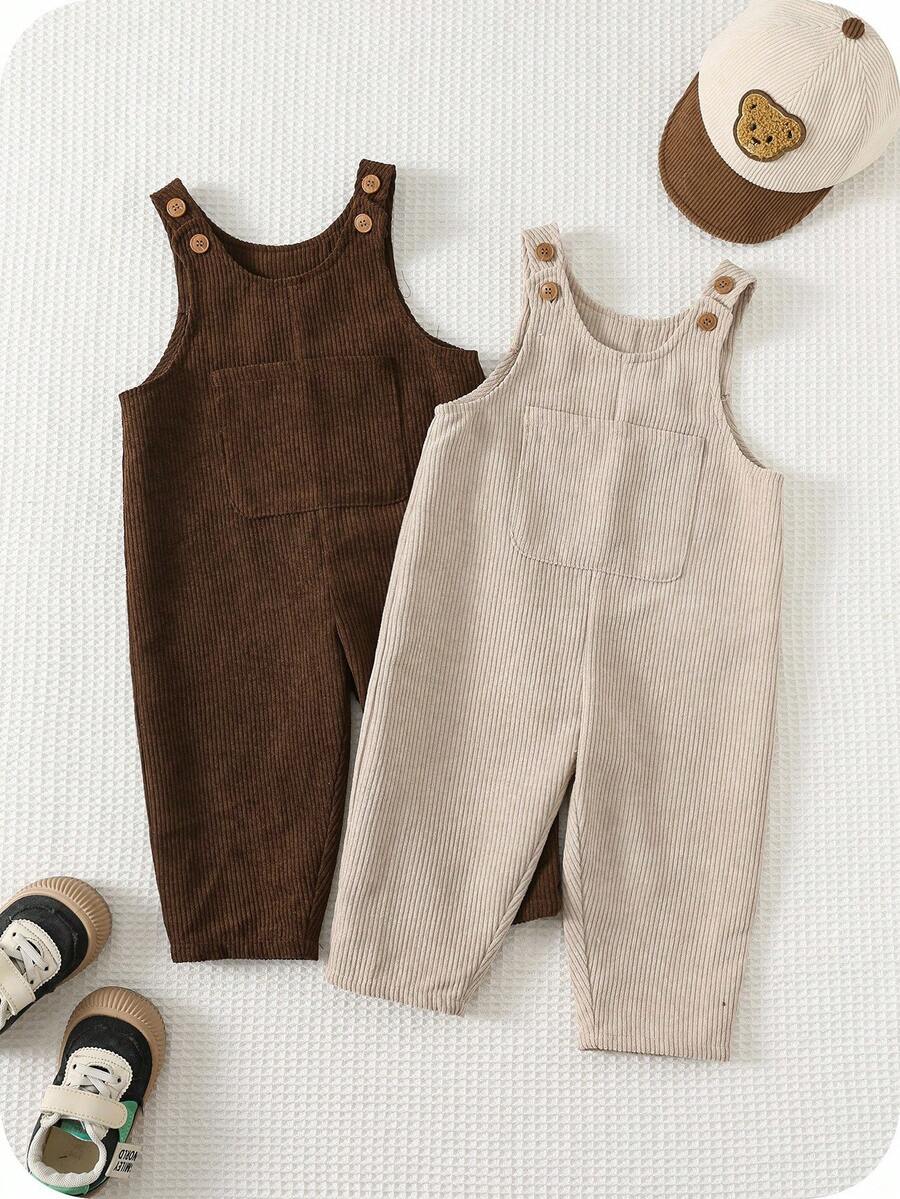 Unisex Baby Cute Denim Bib Pants Casual Overall Outfit for Spring Summer Autumn Wear