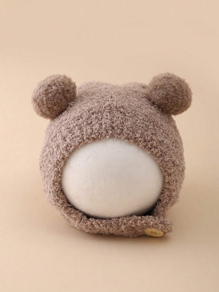 Plush Winter Beanie Hat for Cute Warm Daily Wear