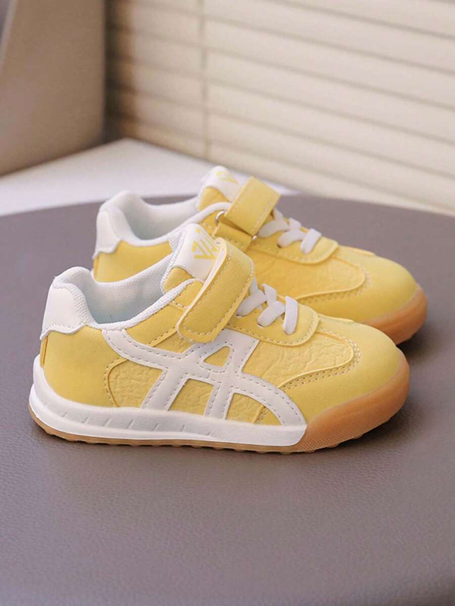 Unisex Kids Low-Top Casual Sneakers - Non-Slip Wear-Resistant Walking Shoes for All Seasons