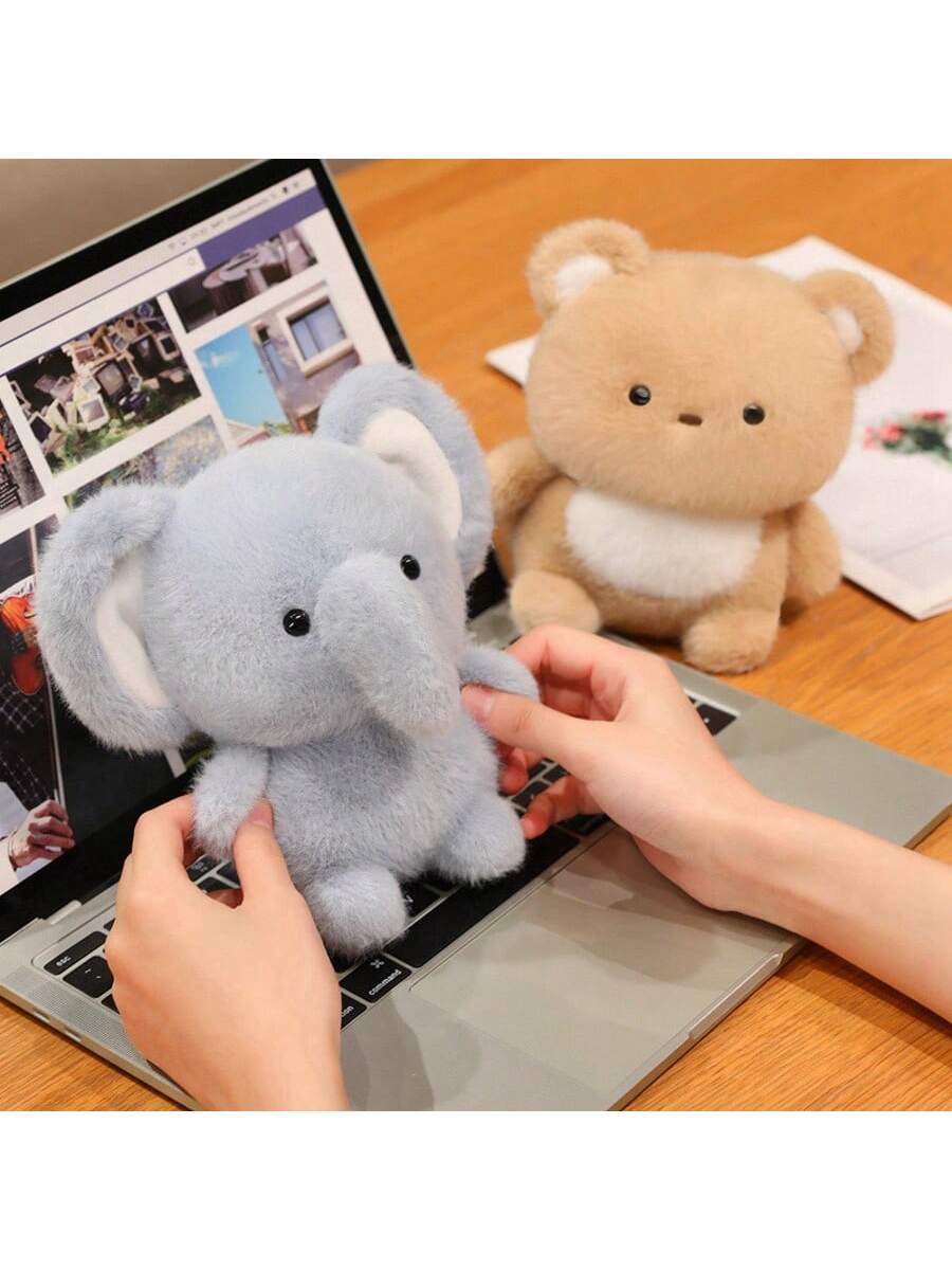 Cute Plush Animal Toys Bear Rabbit Elephant Sheep Stuffed Doll for Gifts and Home Decor