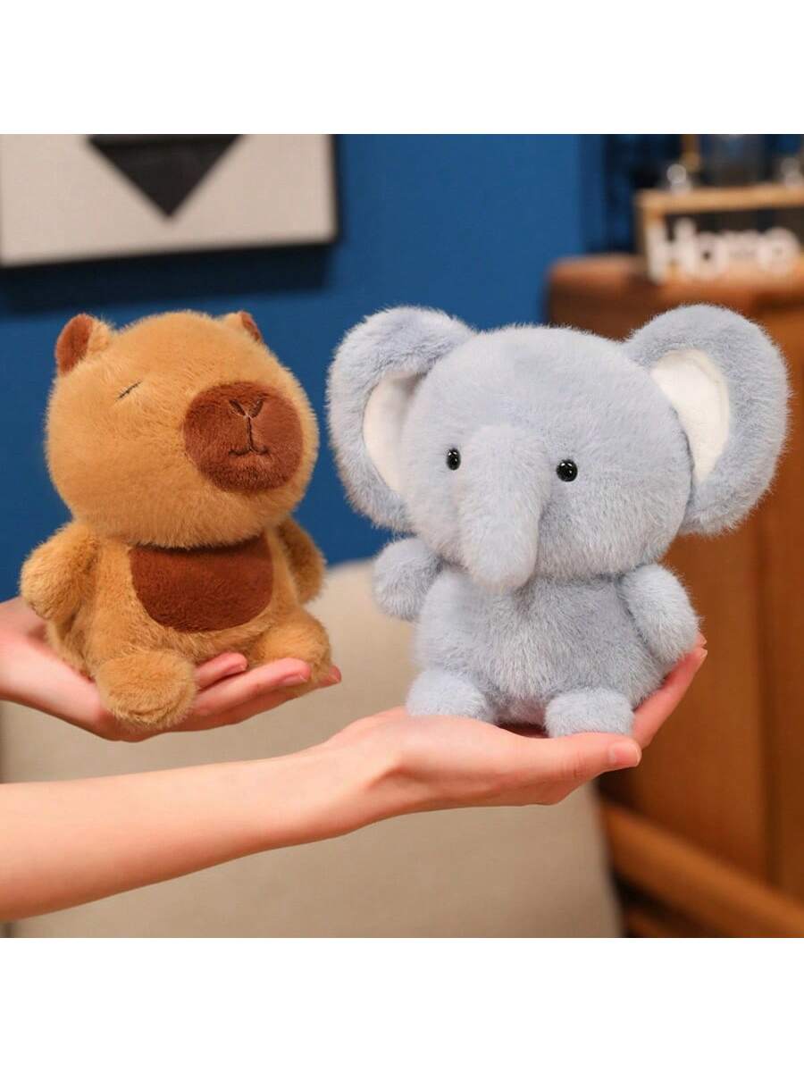 Cute Plush Animal Toys Bear Rabbit Elephant Sheep Stuffed Doll for Gifts and Home Decor