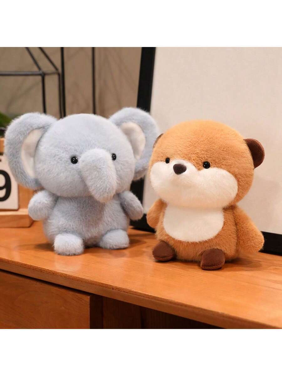 Cute Plush Animal Toys Bear Rabbit Elephant Sheep Stuffed Doll for Gifts and Home Decor