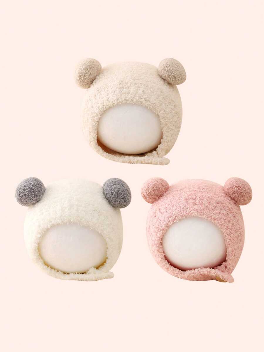 Plush Winter Beanie Hat for Cute Warm Daily Wear
