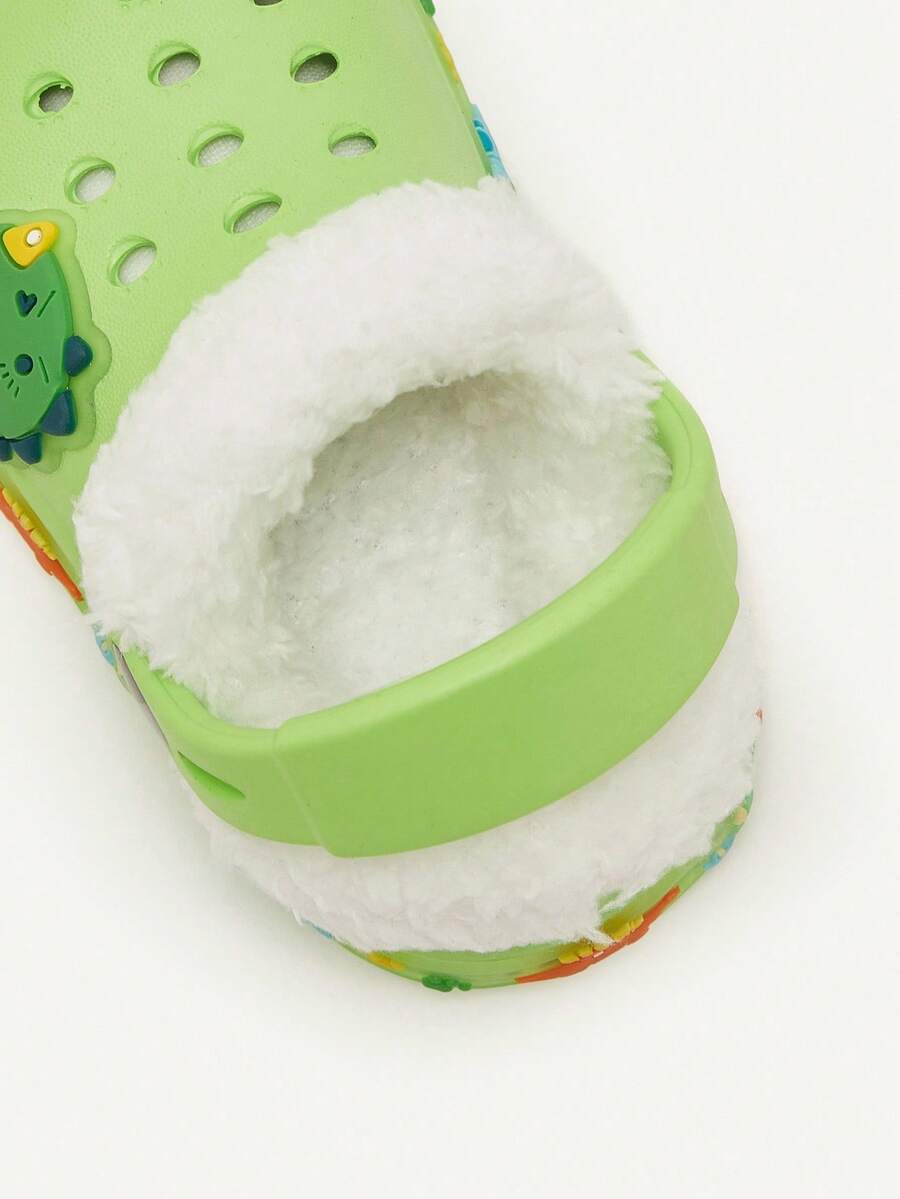 Unisex Green Dinosaur Sandals – Lightweight & Breathable, Cozy Pixies Summer Fashion Cartoon Shoes for Kids