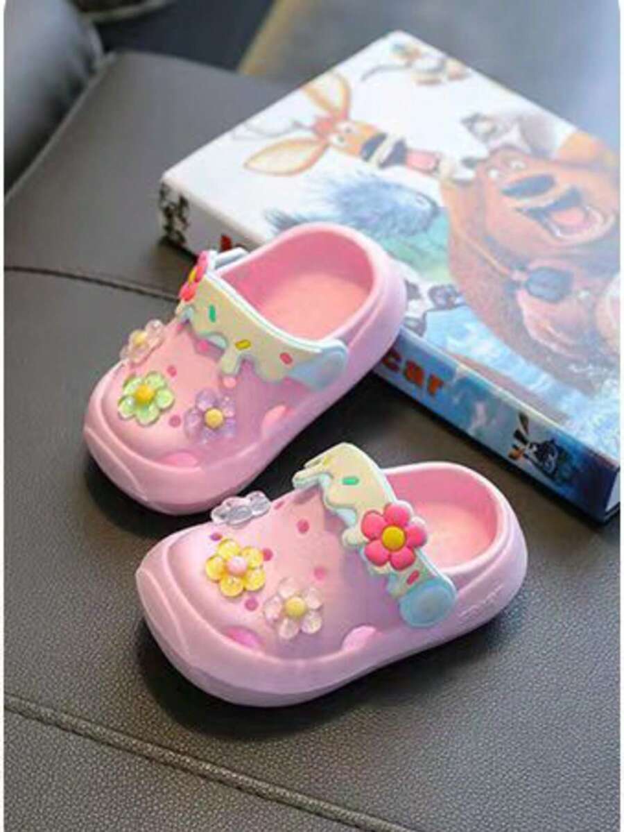 Cute Flower Design Baby Sandals - Soft Non-Slip Summer Shoes for Toddlers