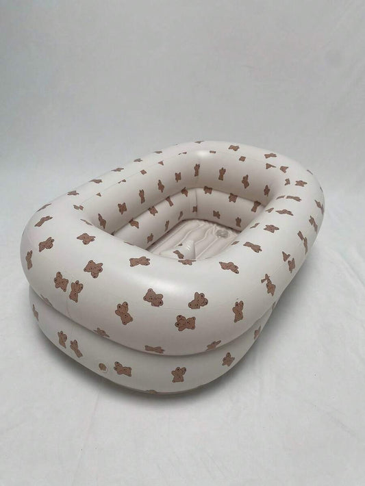 Portable Inflatable Baby Bathtub Foldable PVC Bath Tub Travel Bath Pool for Infants and Toddlers