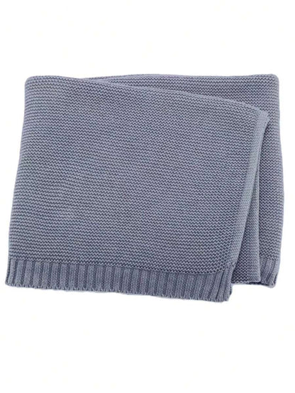 Personalized Kids Knitted Blanket – Custom Name Stroller & Nap Blanket