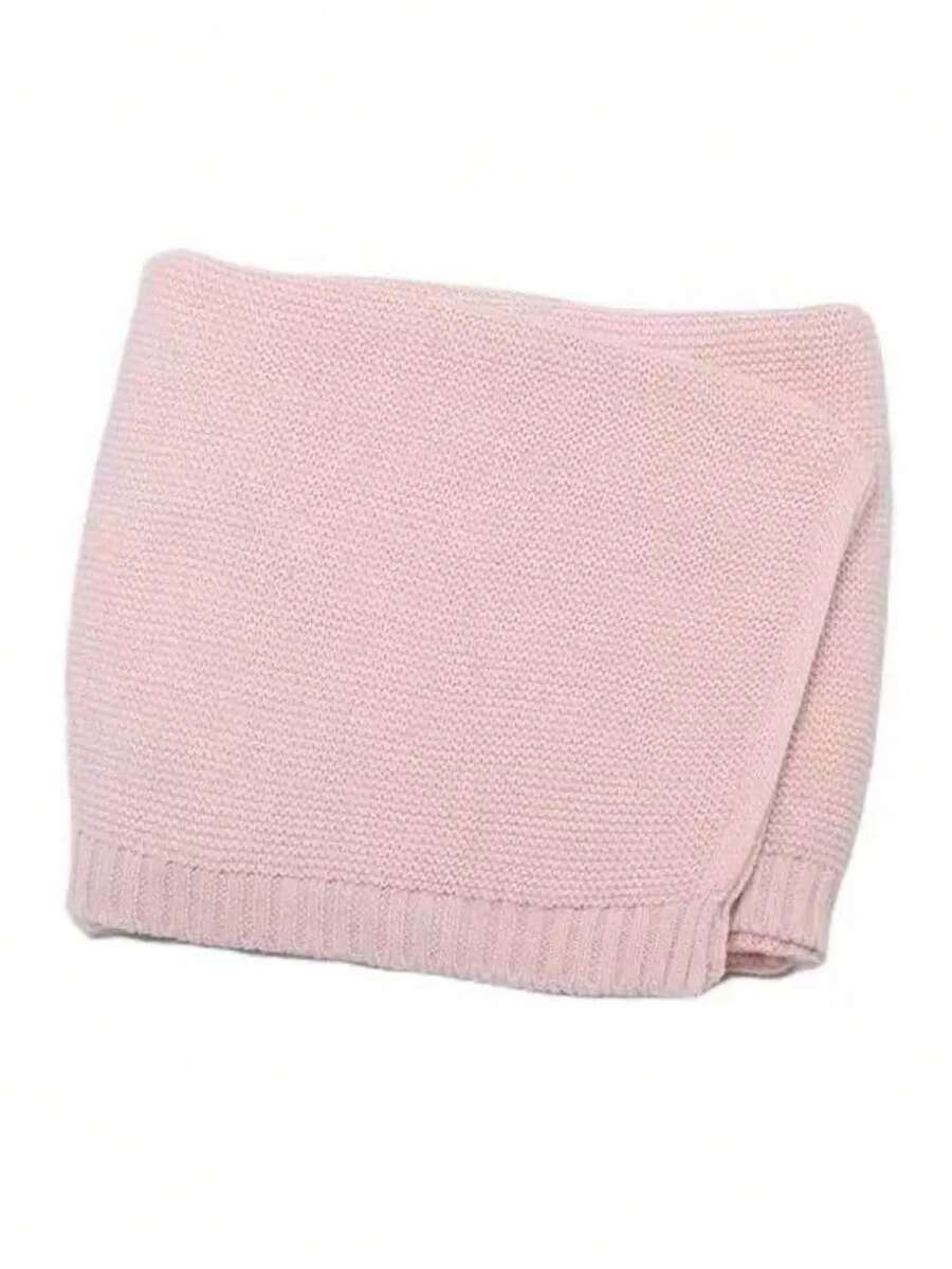 Personalized Kids Knitted Blanket – Custom Name Stroller & Nap Blanket