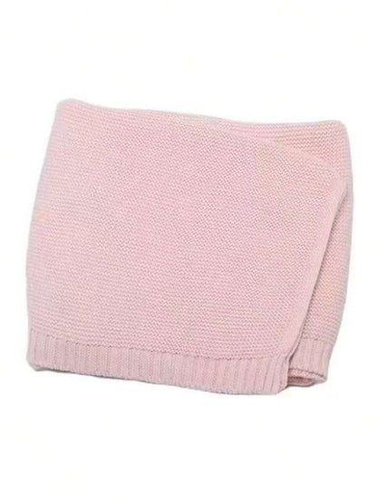Personalized Kids Knitted Blanket – Custom Name Stroller & Nap Blanket
