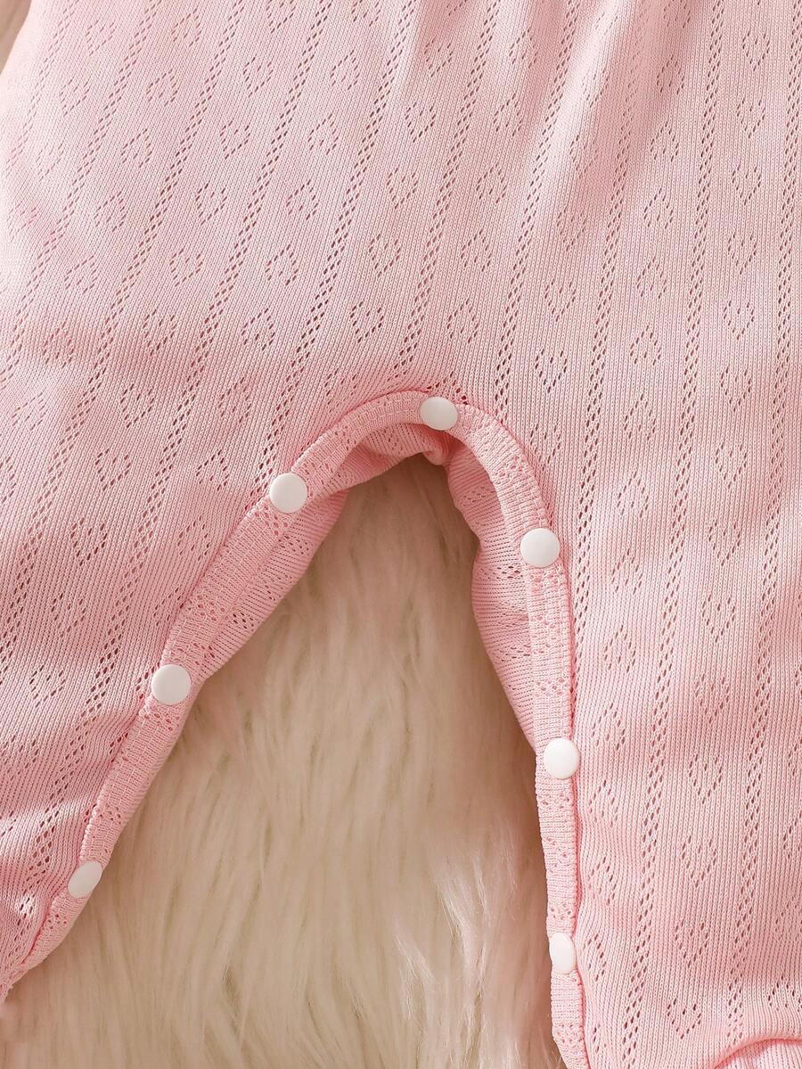 Newborn Baby Girl Pink Hooded Jumpsuit – Sweet & Cozy