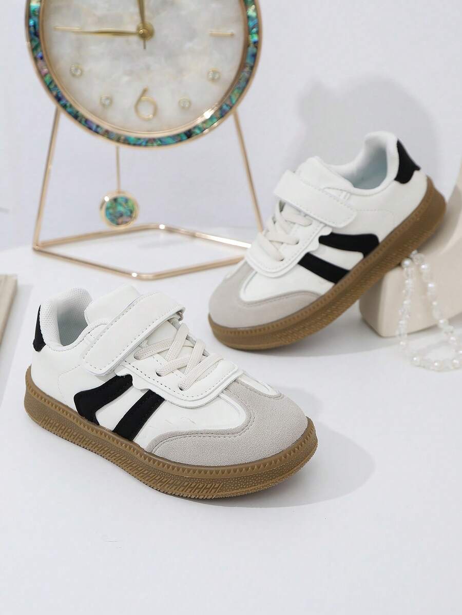 Children's Leather Casual Sneakers – Soft Bottom & Versatile, Comfortable Flat Shoes & Toddler Loafers