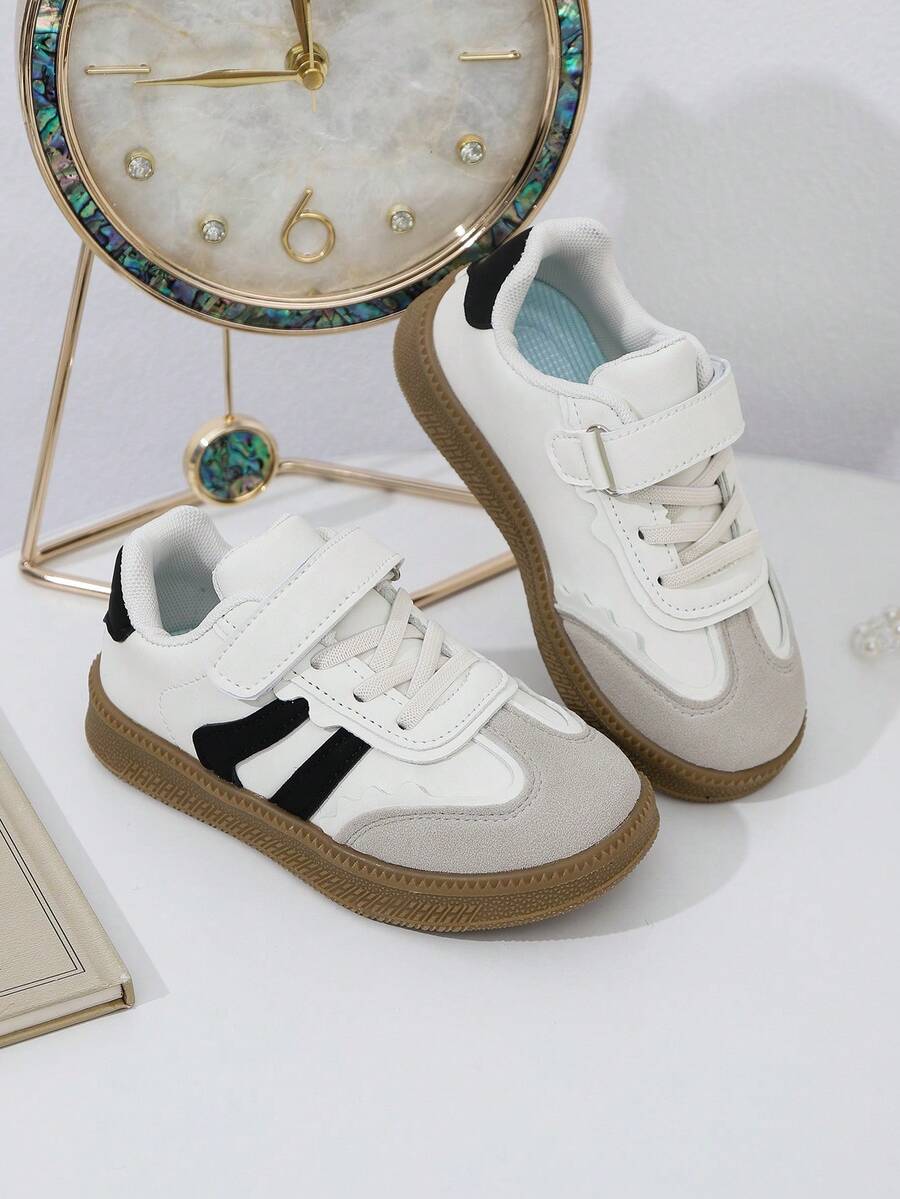 Children's Leather Casual Sneakers – Soft Bottom & Versatile, Comfortable Flat Shoes & Toddler Loafers