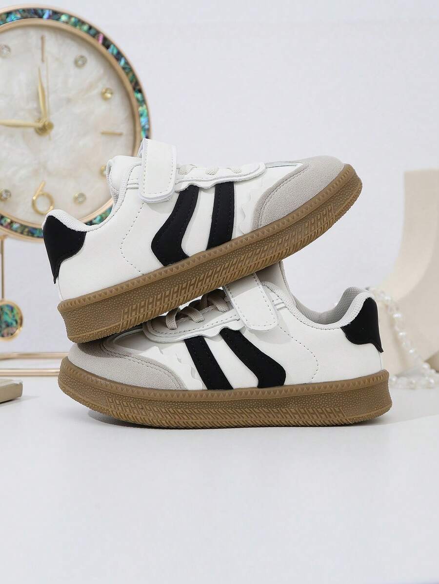 Children's Leather Casual Sneakers – Soft Bottom & Versatile, Comfortable Flat Shoes & Toddler Loafers