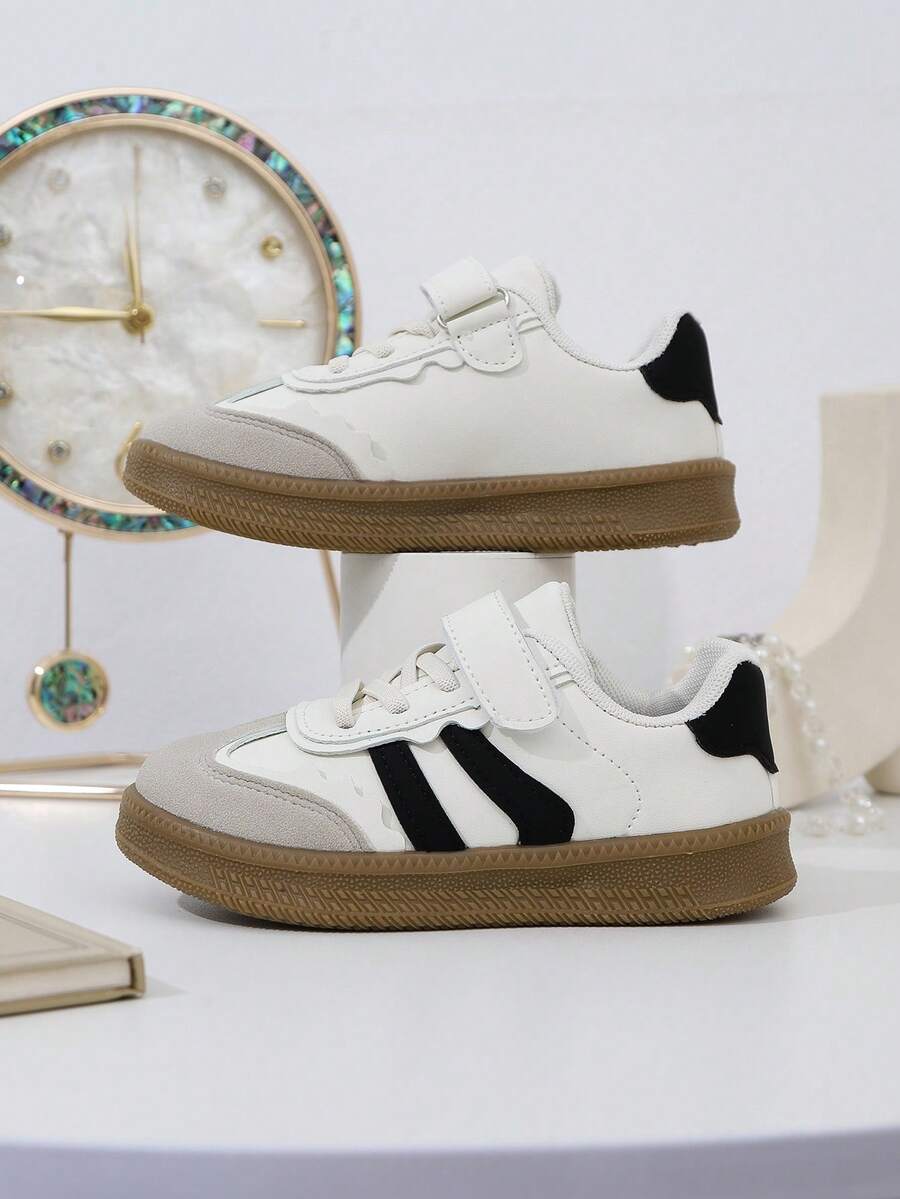 Children's Leather Casual Sneakers – Soft Bottom & Versatile, Comfortable Flat Shoes & Toddler Loafers