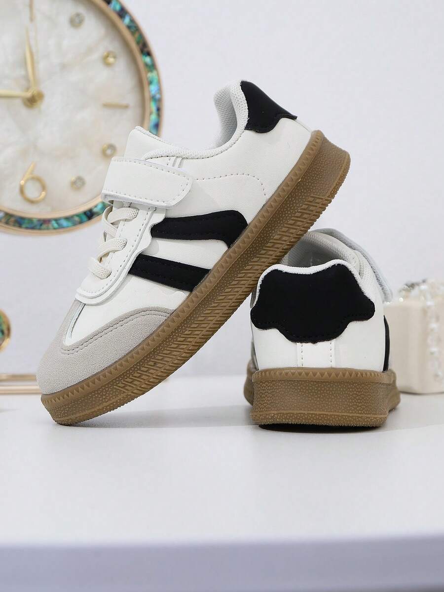 Children's Leather Casual Sneakers – Soft Bottom & Versatile, Comfortable Flat Shoes & Toddler Loafers