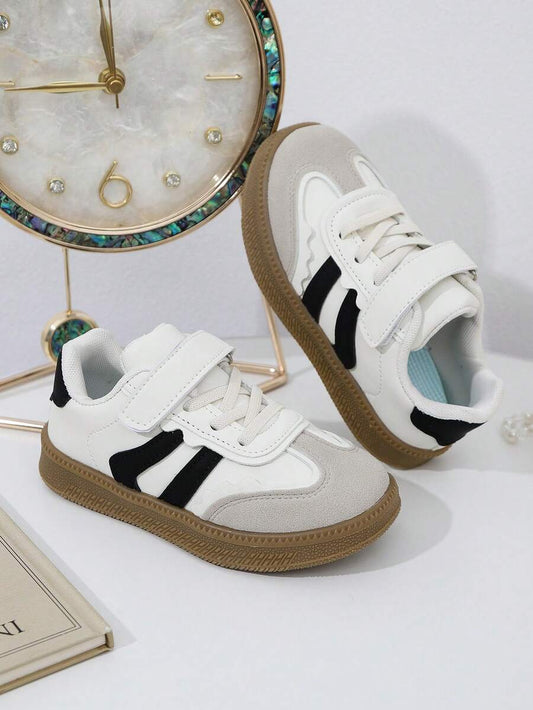 Children's Leather Casual Sneakers – Soft Bottom & Versatile, Comfortable Flat Shoes & Toddler Loafers