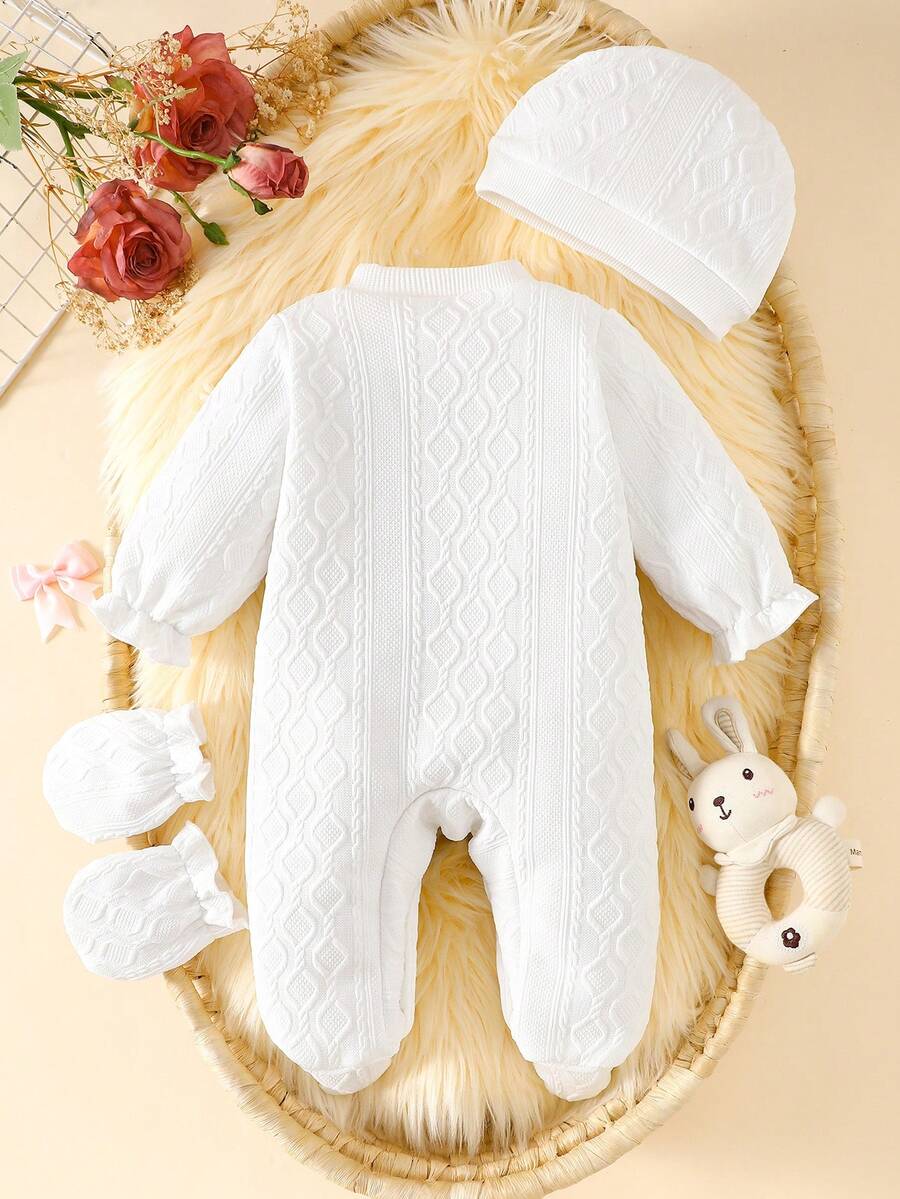 3PCS Baby Bear Outfit Set for Cozy Autumn Daily Wear and Playtime