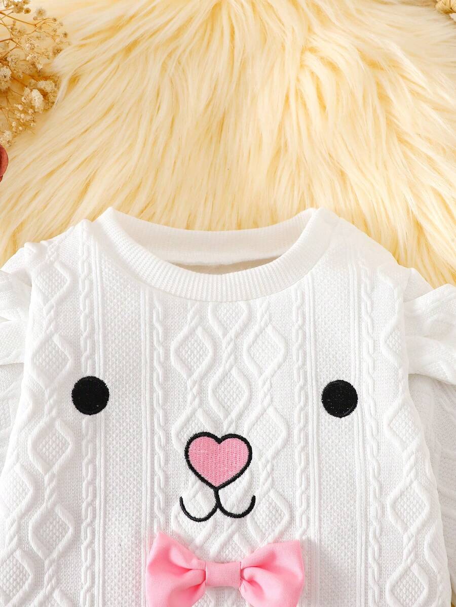 3PCS Baby Bear Outfit Set for Cozy Autumn Daily Wear and Playtime